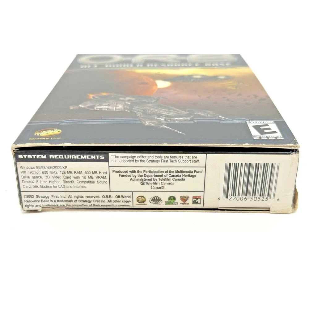 O.R.B. Off-World Resource Base PC Game 2002 Complete w/ Box‎ CD-ROM